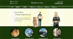Desktop Screenshot of mckellarremovals.com